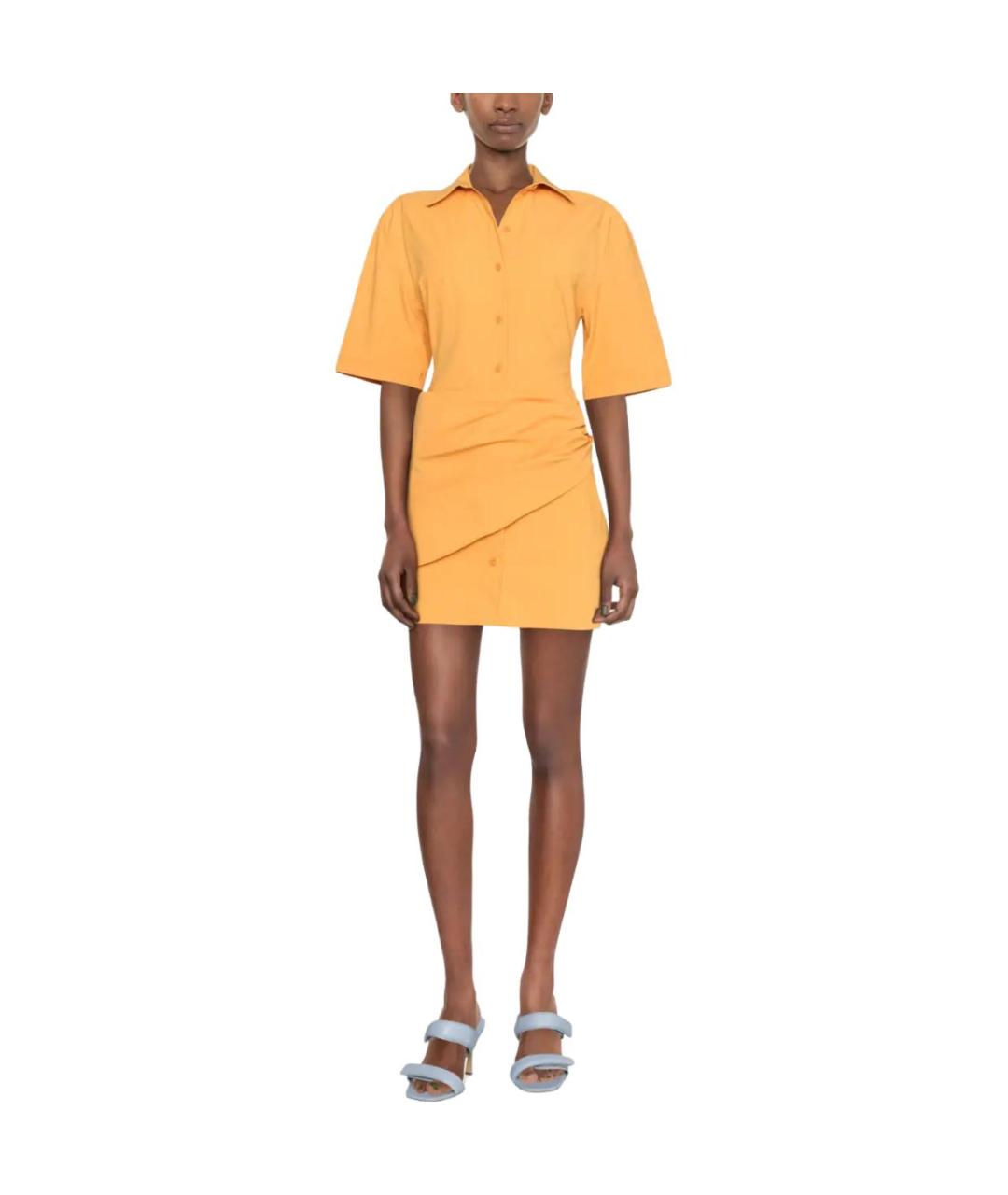 JACQUEMUS Оранжевое повседневное платье, фото 2