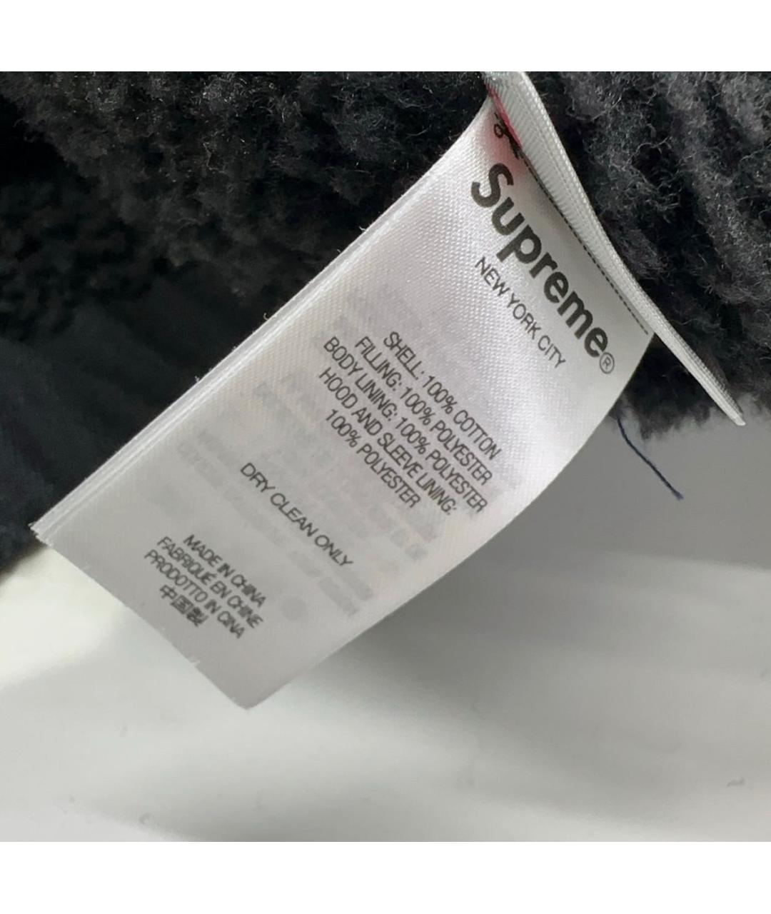 SUPREME Черная деним куртка, фото 5