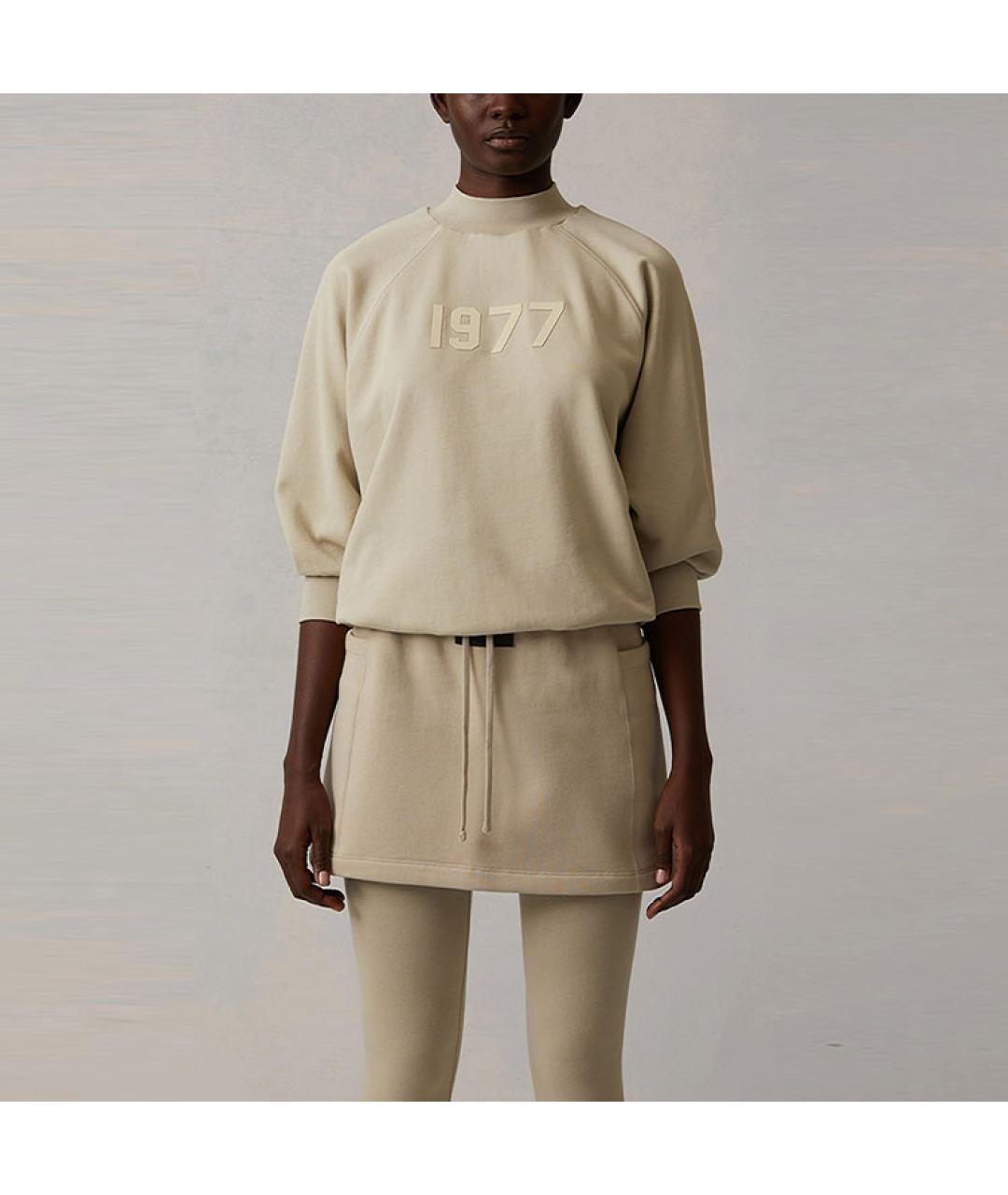 FEAR OF GOD ESSENTIALS Бежевая юбка-шорты, фото 3