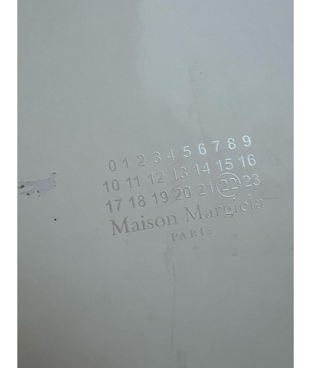 MAISON MARGIELA Коричневые нубуковые ботинки, фото 5