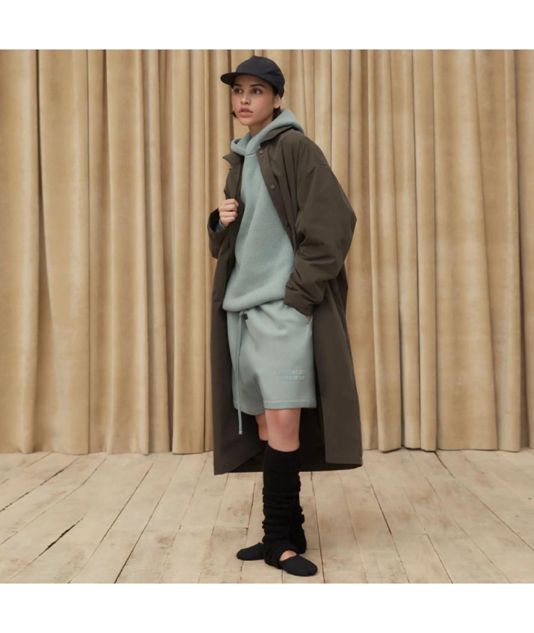 FEAR OF GOD ESSENTIALS Голубые хлопковые шорты, фото 3