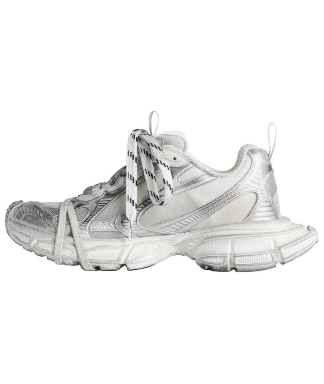 BALENCIAGA Серебряные низкие кроссовки / кеды, фото 2