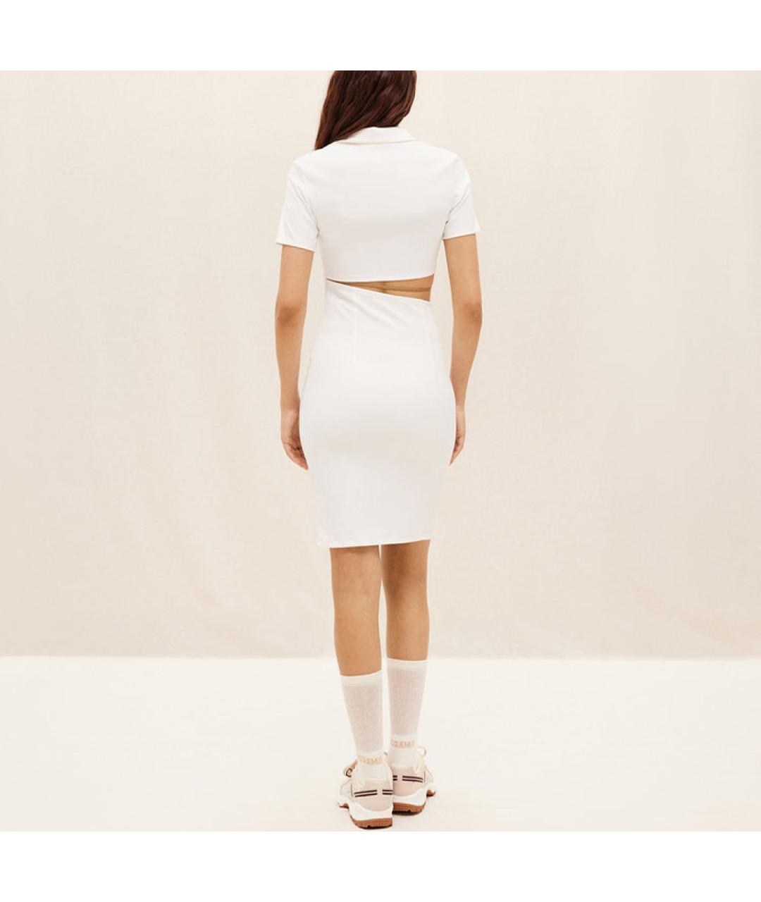 JACQUEMUS Белое повседневное платье, фото 3