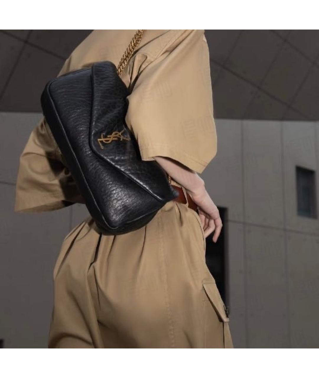 SAINT LAURENT Кожаная сумка через плечо, фото 6