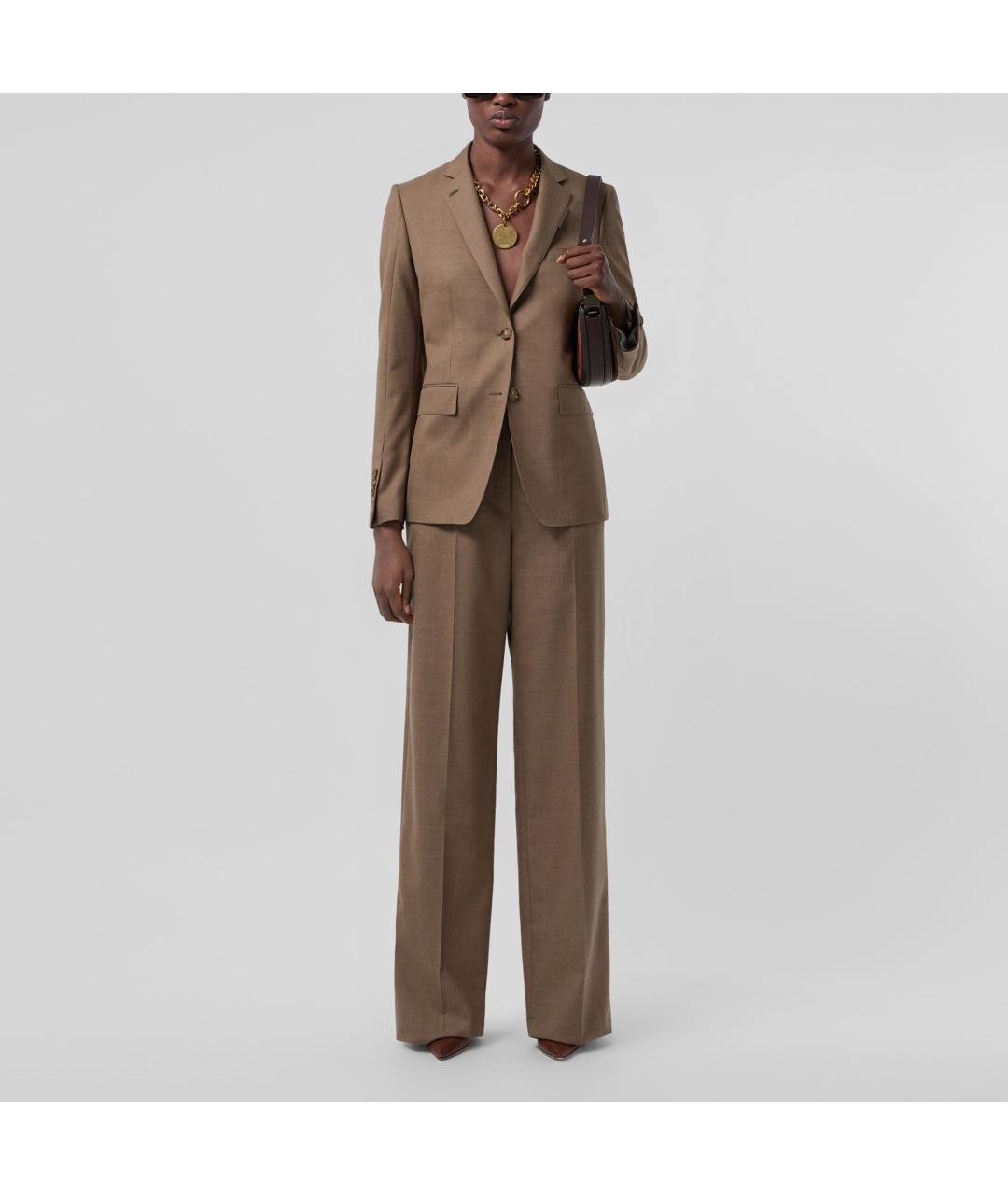 BURBERRY Коричневый жакет/пиджак, фото 3