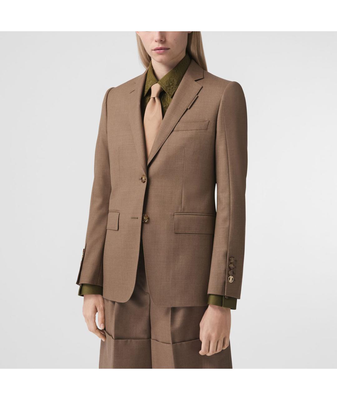 BURBERRY Коричневый жакет/пиджак, фото 2