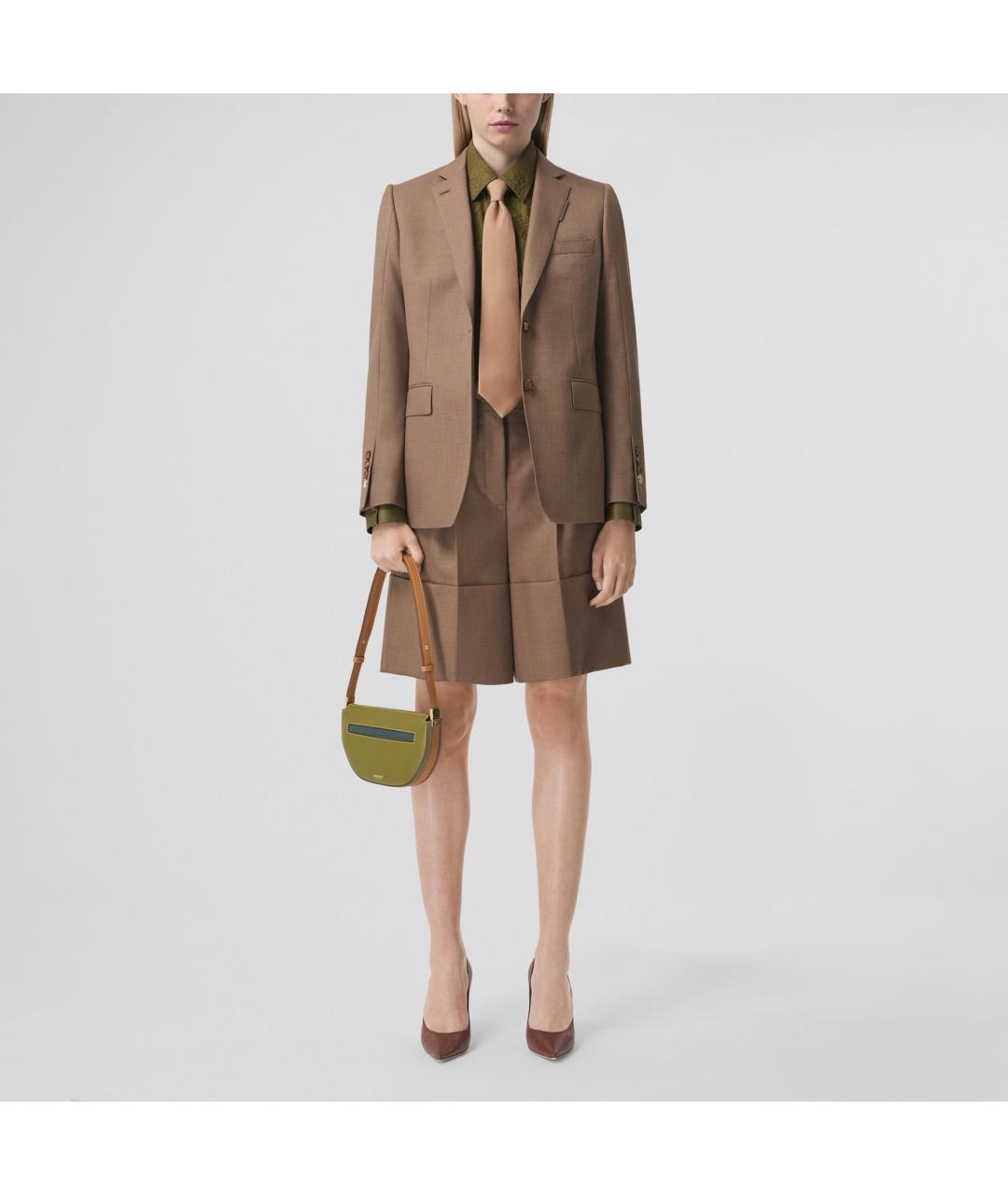 BURBERRY Коричневый жакет/пиджак, фото 5