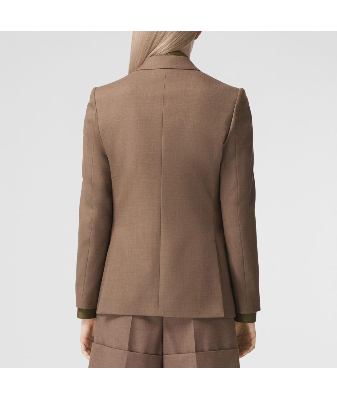 BURBERRY Коричневый жакет/пиджак, фото 4