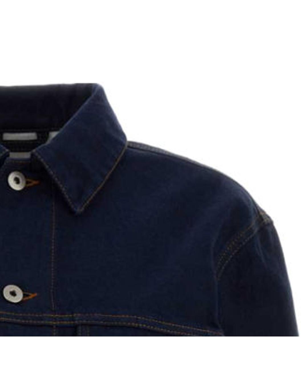 BURBERRY Темно-синяя куртка, фото 4