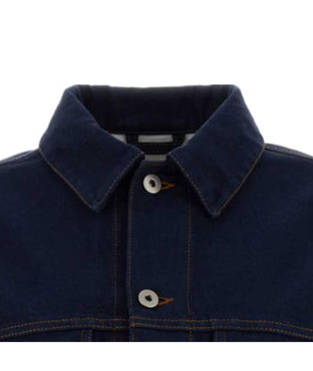 BURBERRY Темно-синяя куртка, фото 3