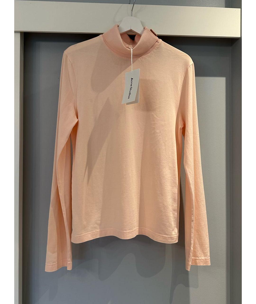 ACNE STUDIOS Розовая хлопковая водолазка, фото 6