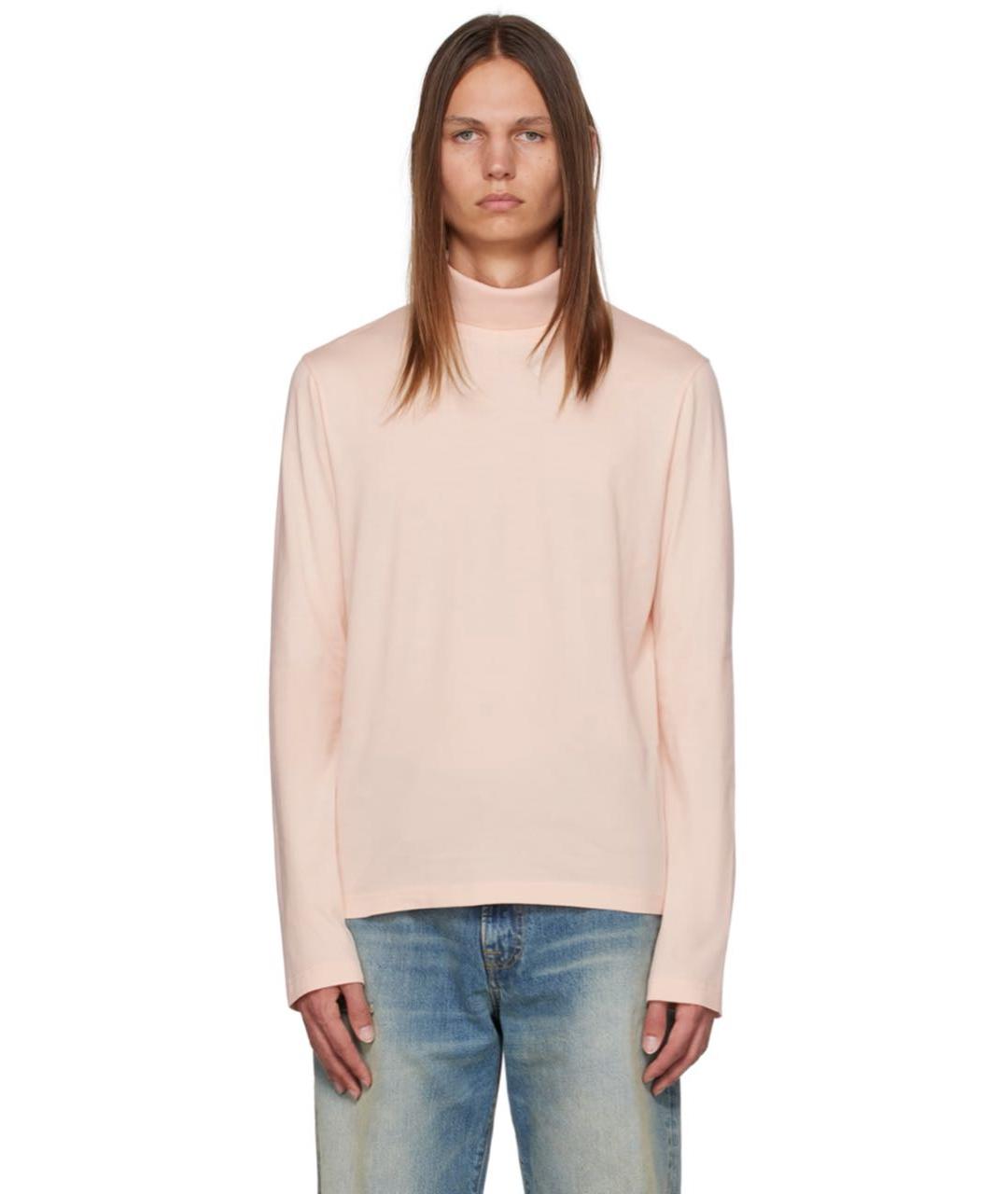 ACNE STUDIOS Розовая хлопковая водолазка, фото 5