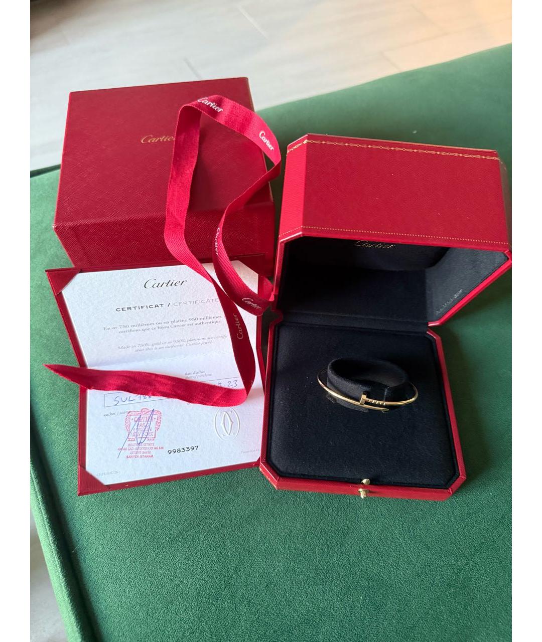 CARTIER Золотой браслет из желтого золота, фото 3