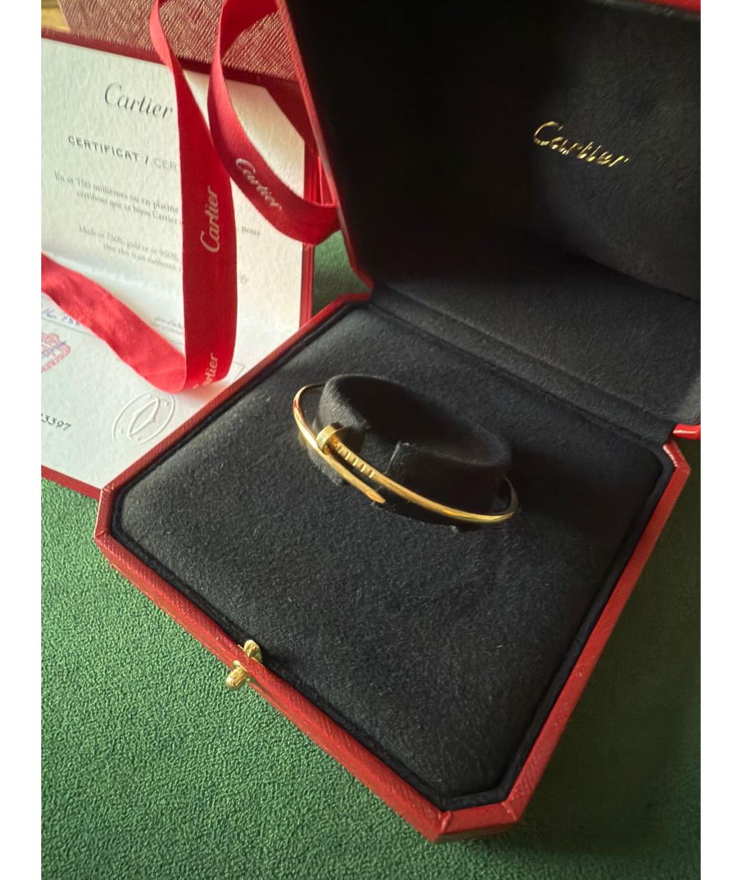 CARTIER Золотой браслет из желтого золота, фото 2