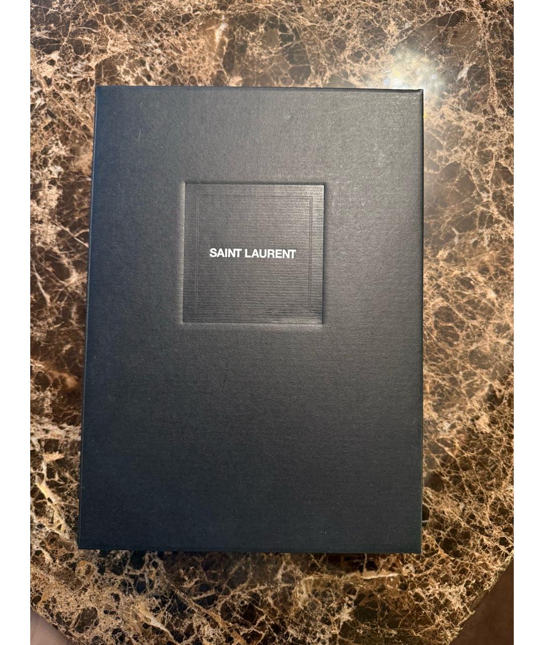SAINT LAURENT Черные кожаные кеды, фото 6