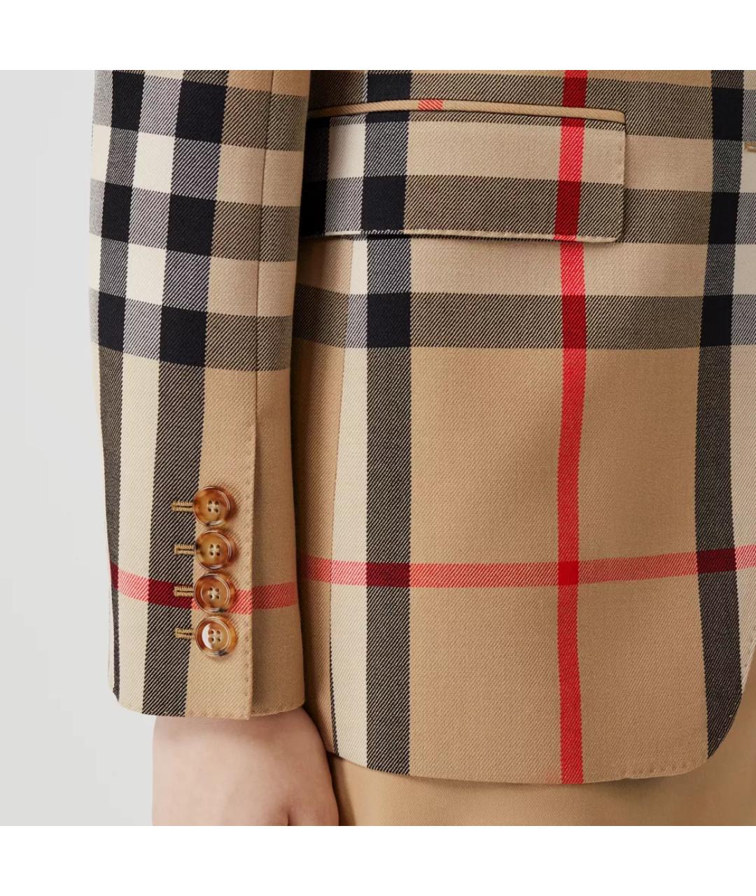 BURBERRY Мульти шерстяной жакет/пиджак, фото 5