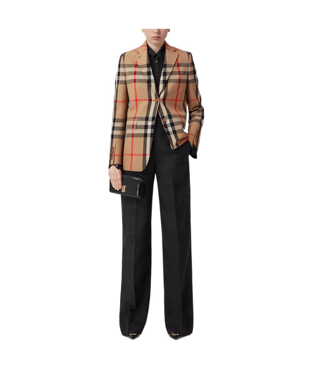 BURBERRY Мульти шерстяной жакет/пиджак, фото 2