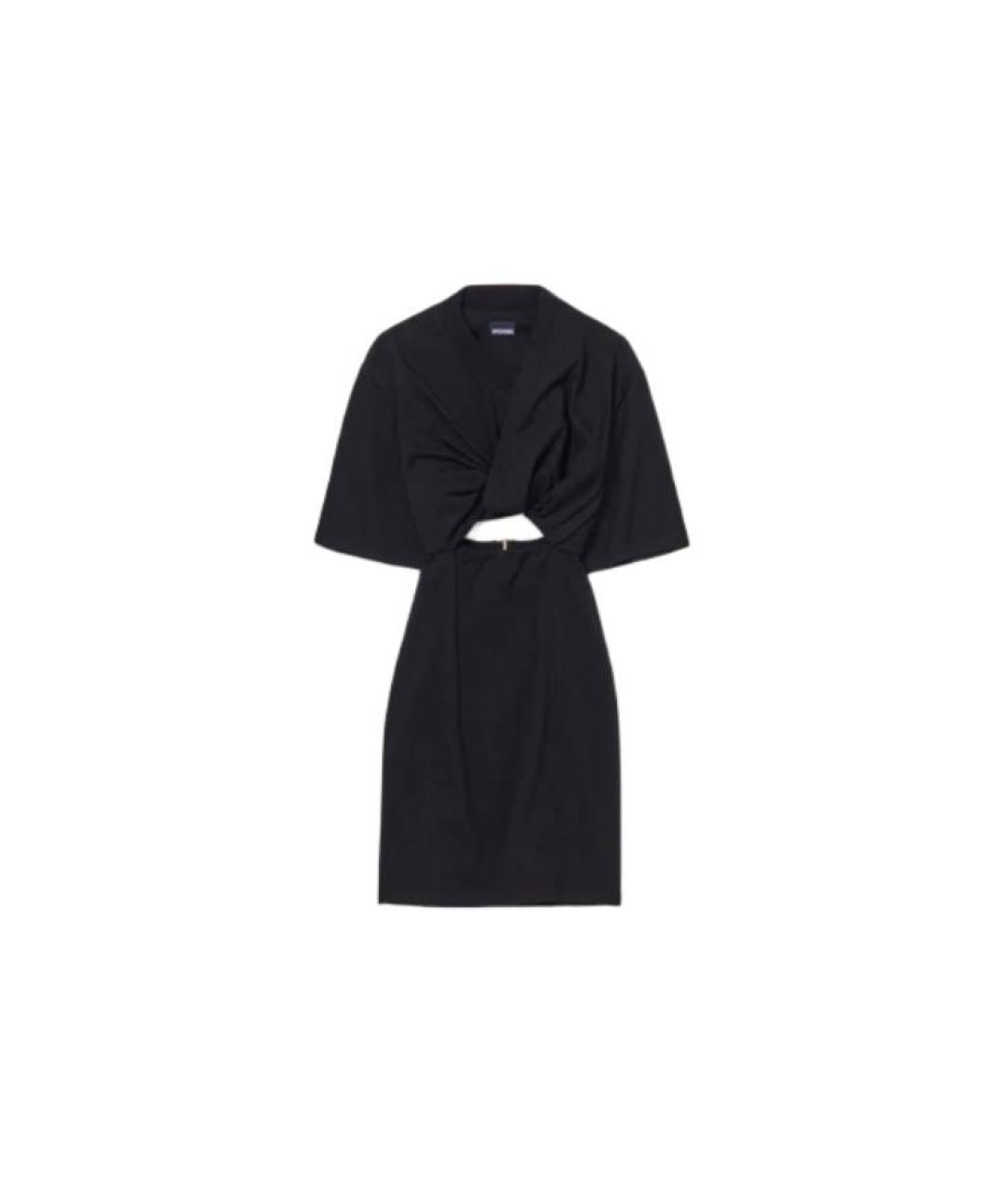JACQUEMUS Черное повседневное платье, фото 1