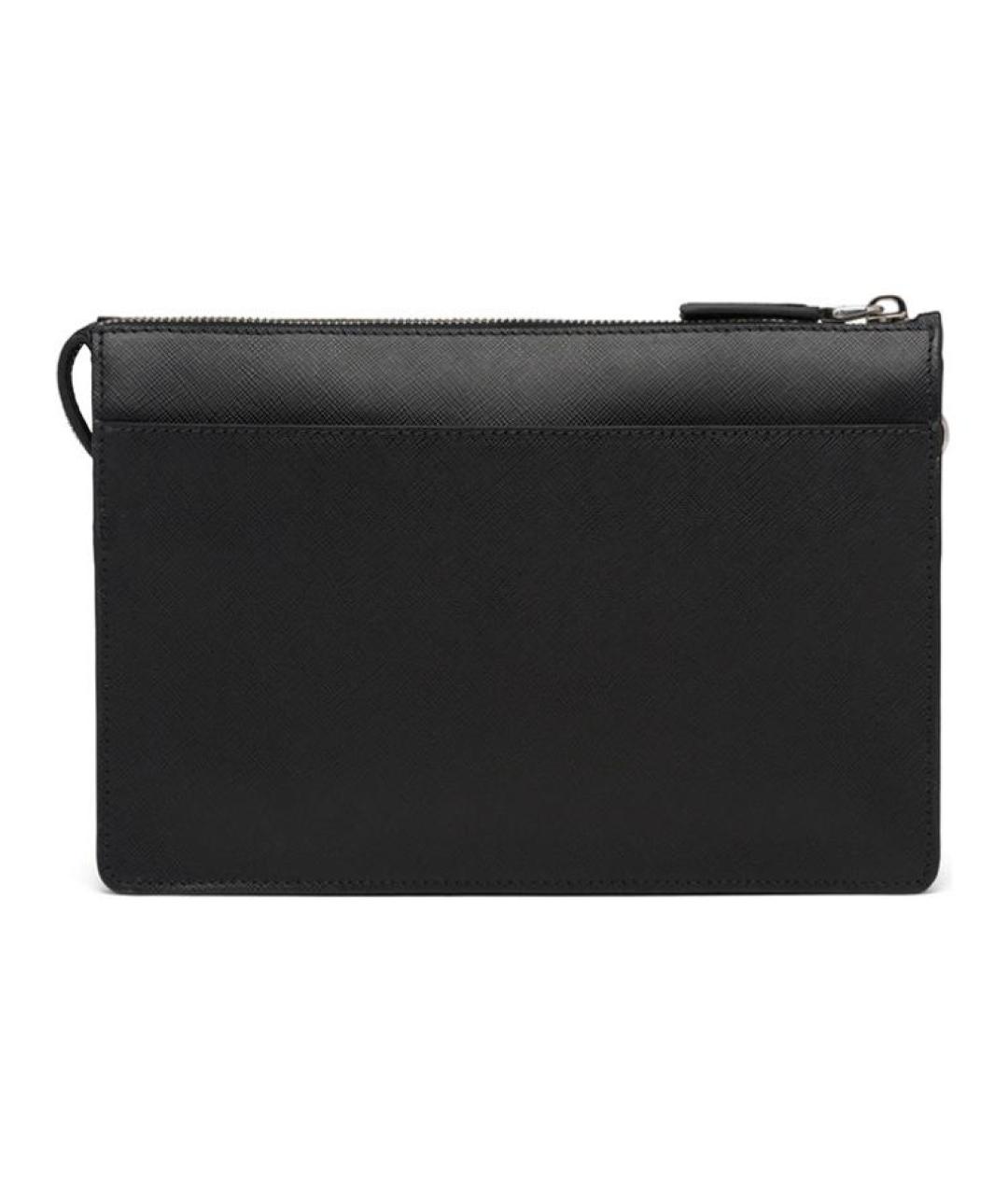 PRADA Черная кожаная папка для документов, фото 3