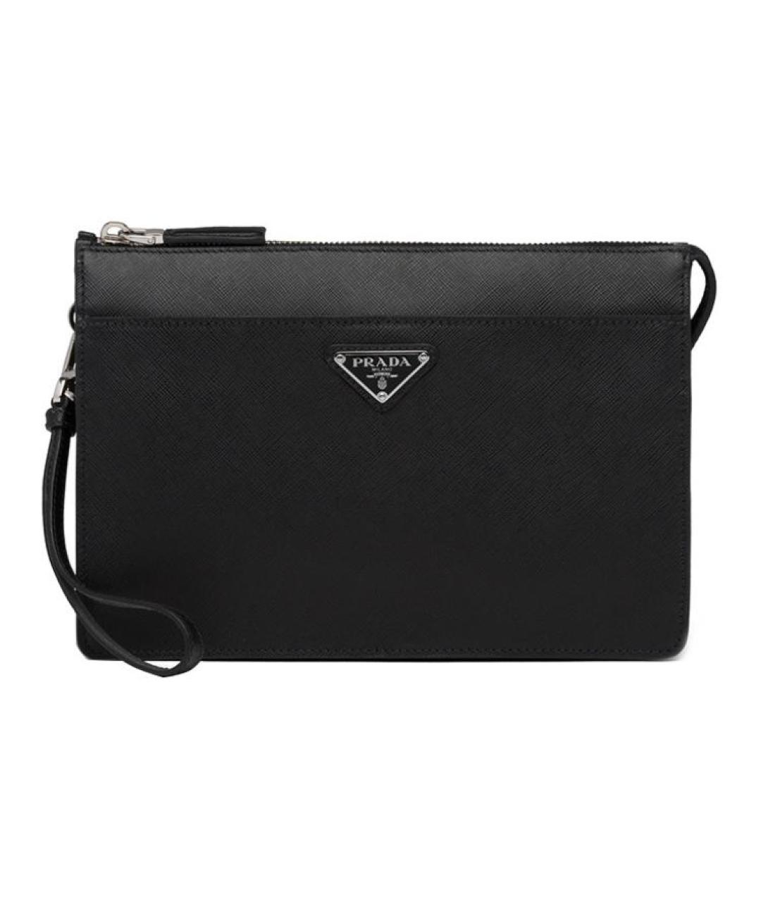 PRADA Черная кожаная папка для документов, фото 1