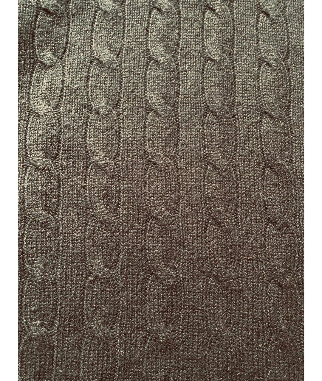 RALPH LAUREN COLLECTION Черный кашемировый джемпер / свитер, фото 4