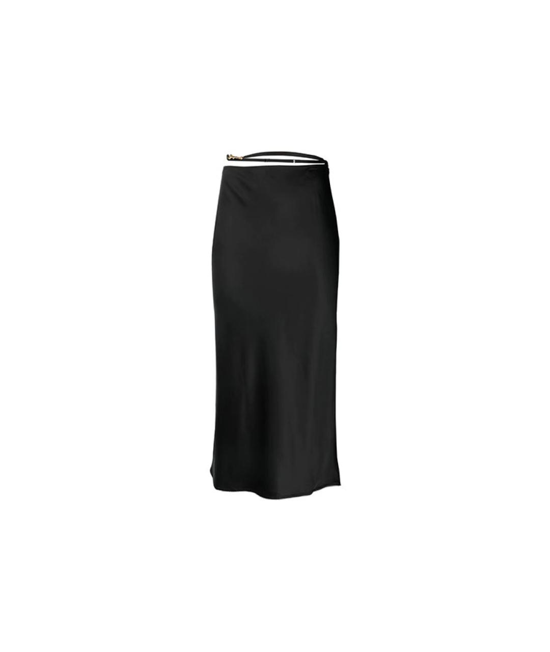 JACQUEMUS Черная юбка миди, фото 1