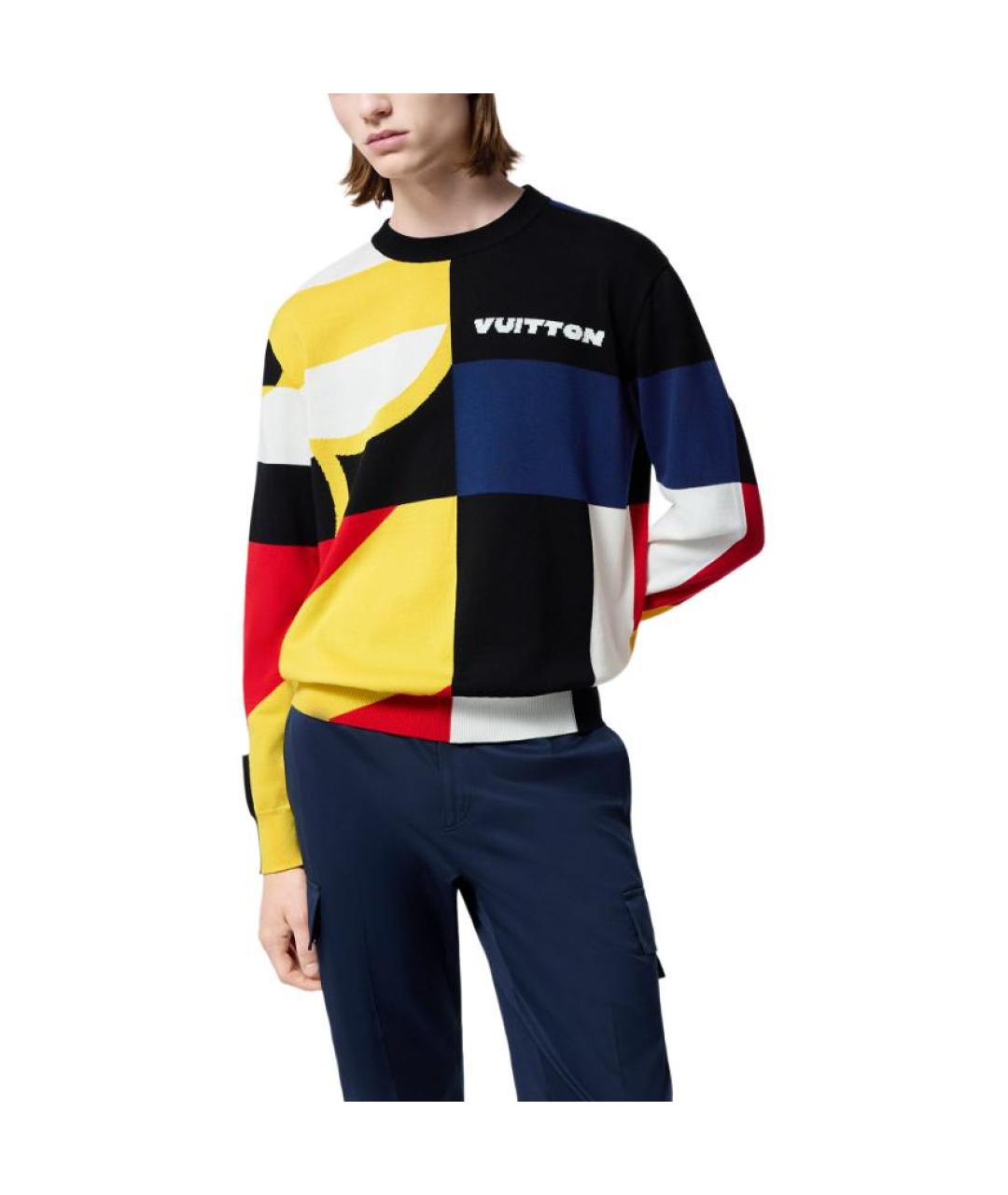 LOUIS VUITTON Мульти джемпер / свитер, фото 4