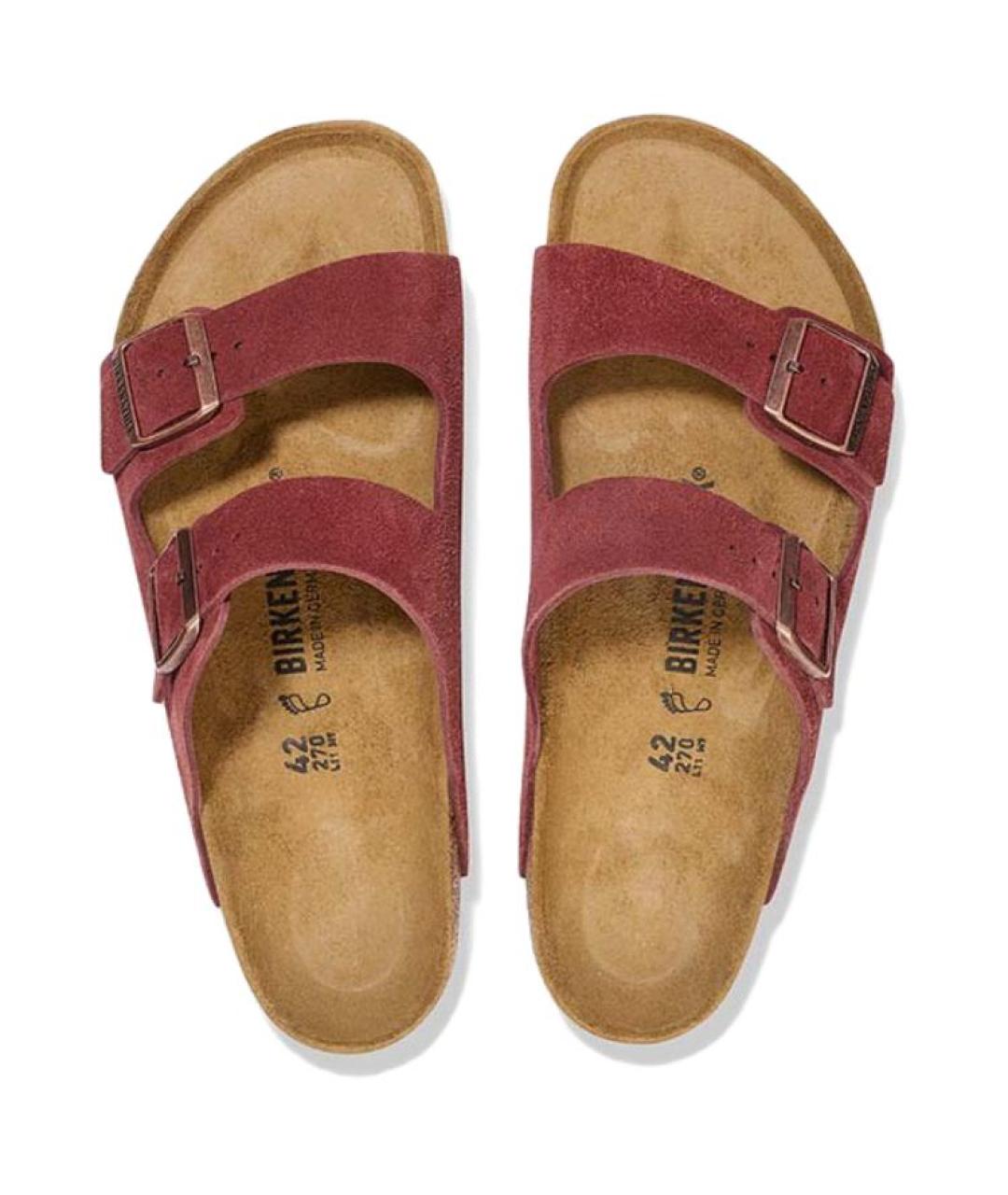 BIRKENSTOCK Красные сандалии, фото 5