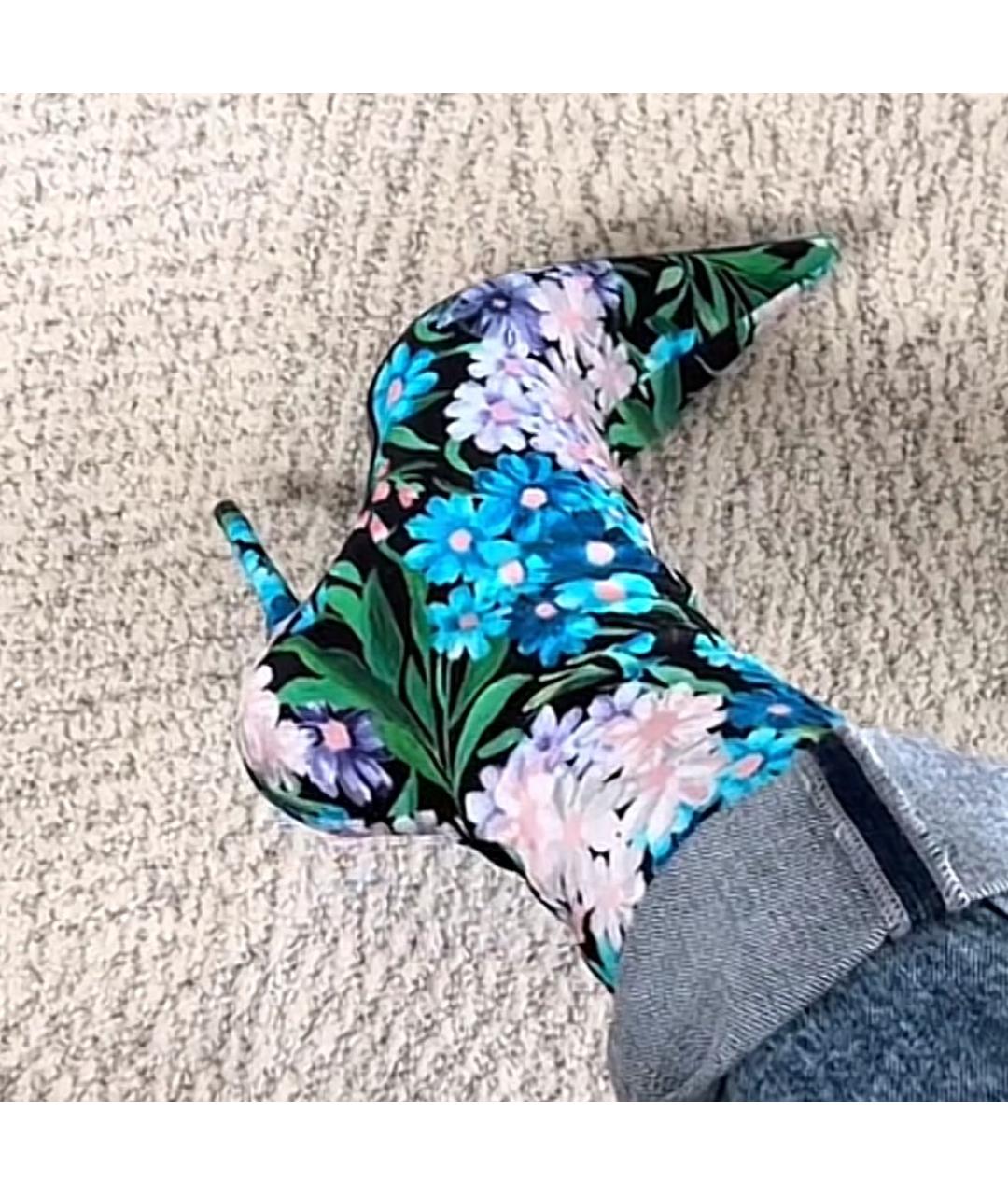 BALENCIAGA Мульти текстильные ботильоны, фото 3