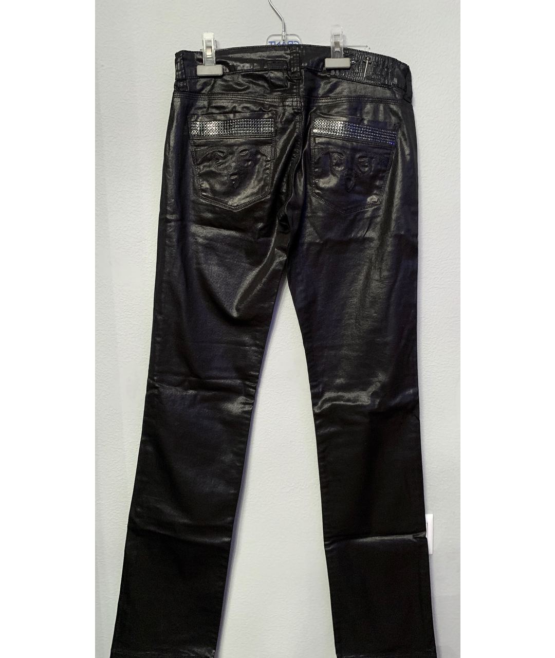 FAITH CONNEXION Черные хлопко-эластановые прямые джинсы, фото 2
