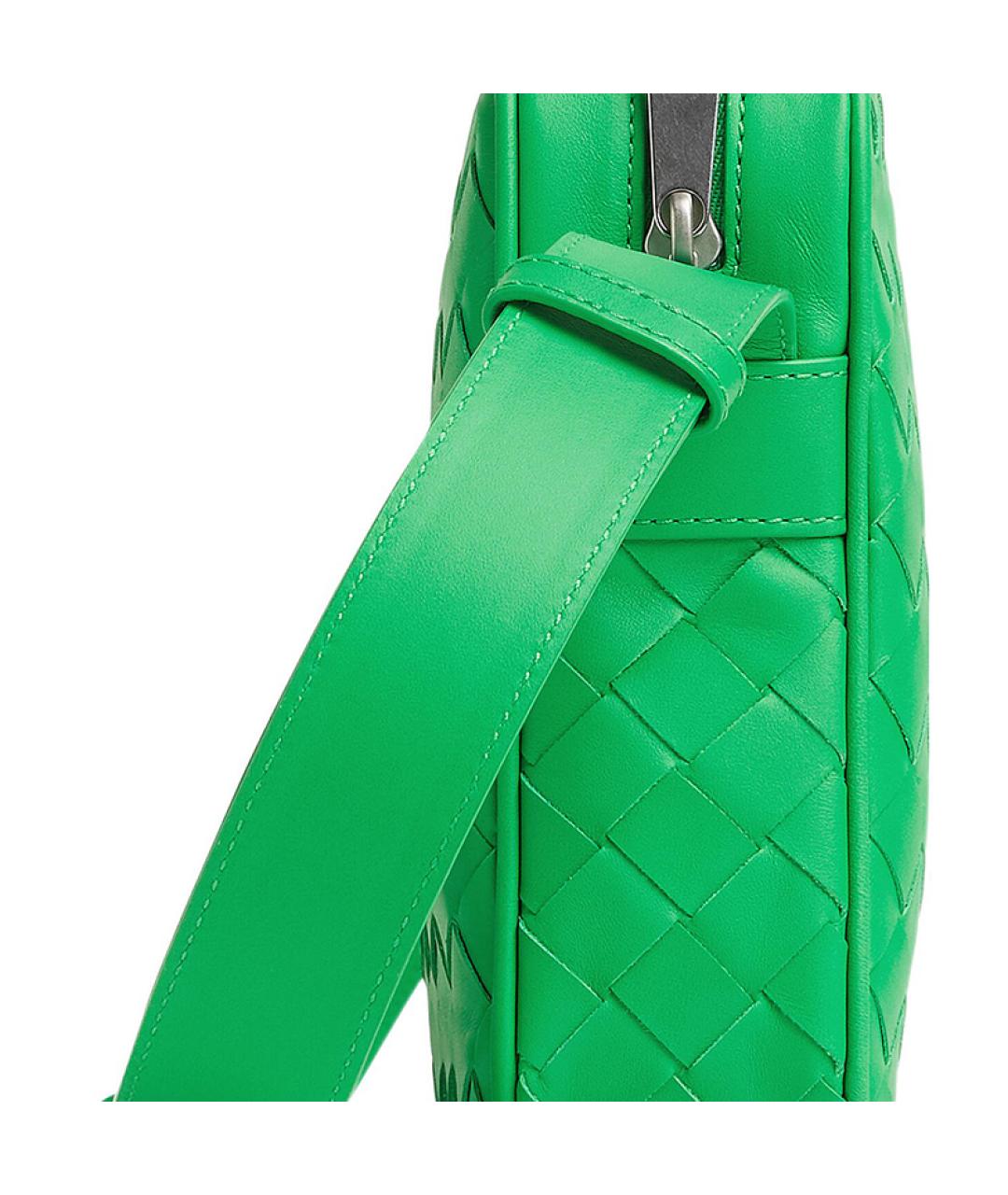BOTTEGA VENETA Зеленая сумка на плечо, фото 5