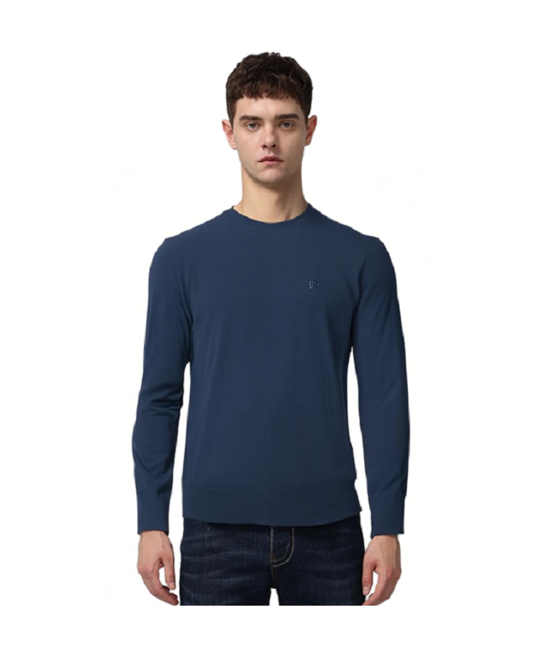 BURBERRY Синий джемпер / свитер, фото 3