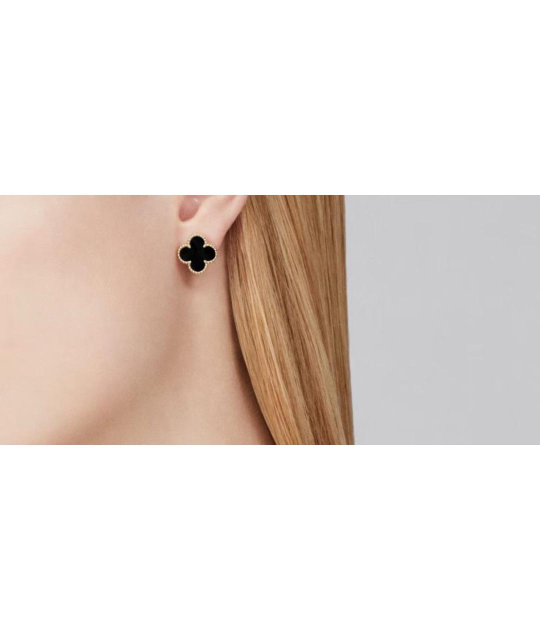 VAN CLEEF & ARPELS Золотые серьги из желтого золота, фото 5