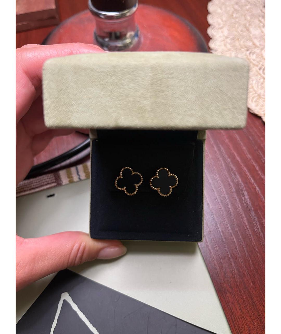VAN CLEEF & ARPELS Золотые серьги из желтого золота, фото 2