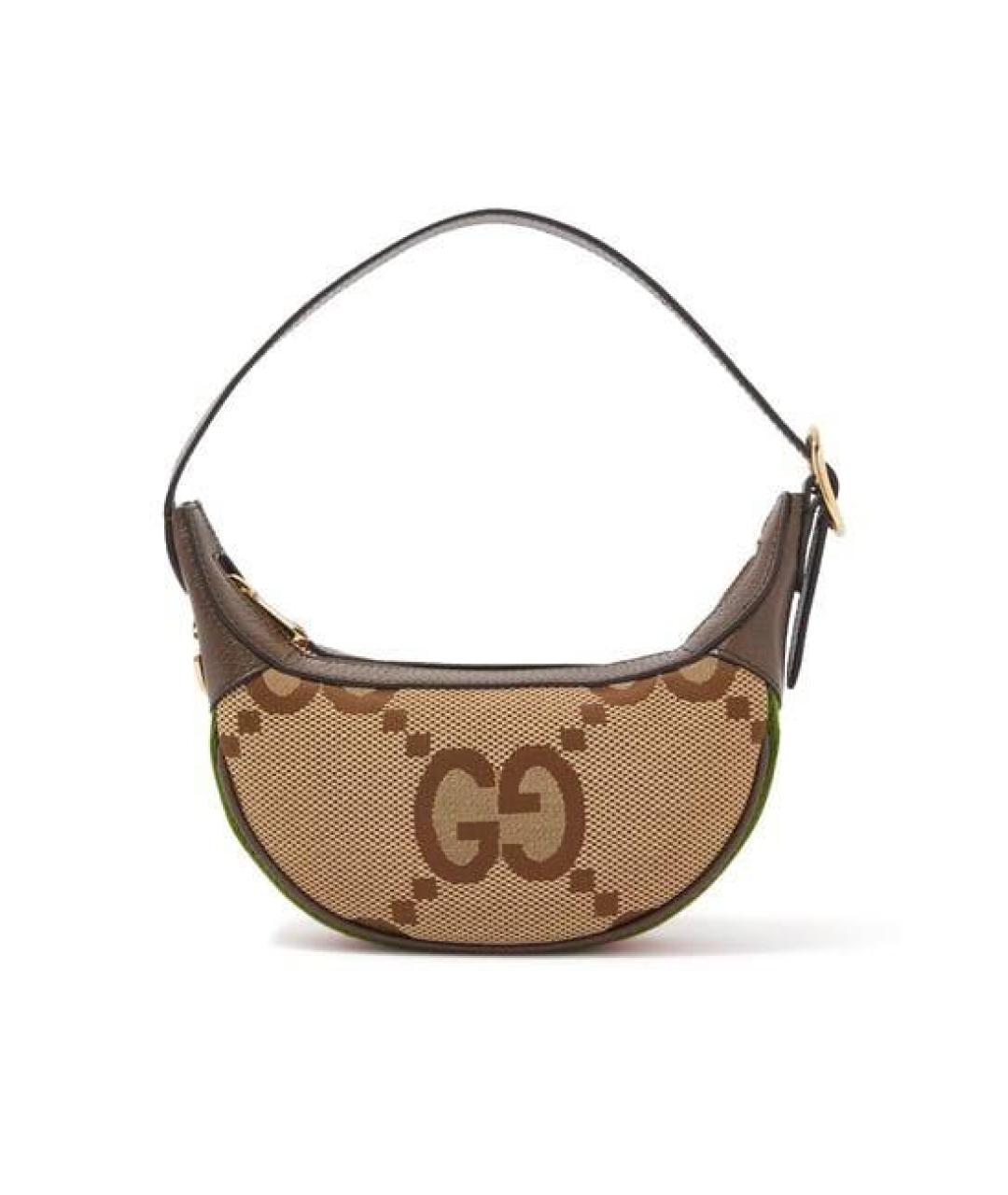 GUCCI Коричневая сумка с короткими ручками, фото 5