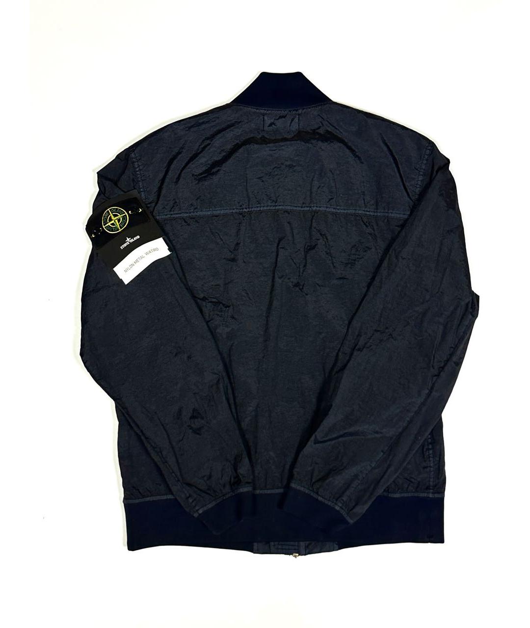 STONE ISLAND Черная полиамидовая куртка, фото 2