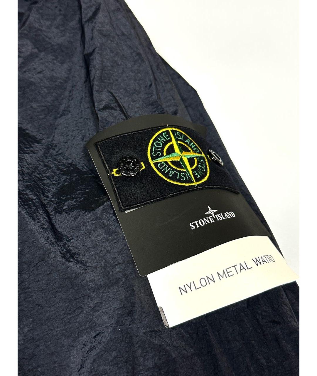 STONE ISLAND Черная полиамидовая куртка, фото 4