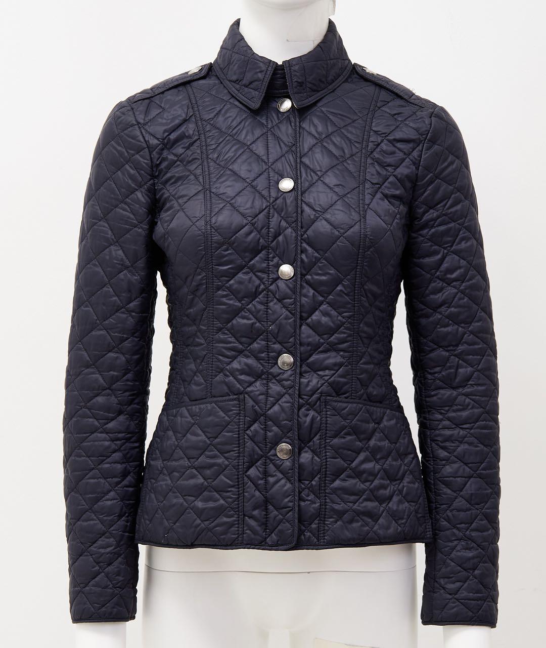 BURBERRY Темно-синяя полиэстеровая куртка, фото 9
