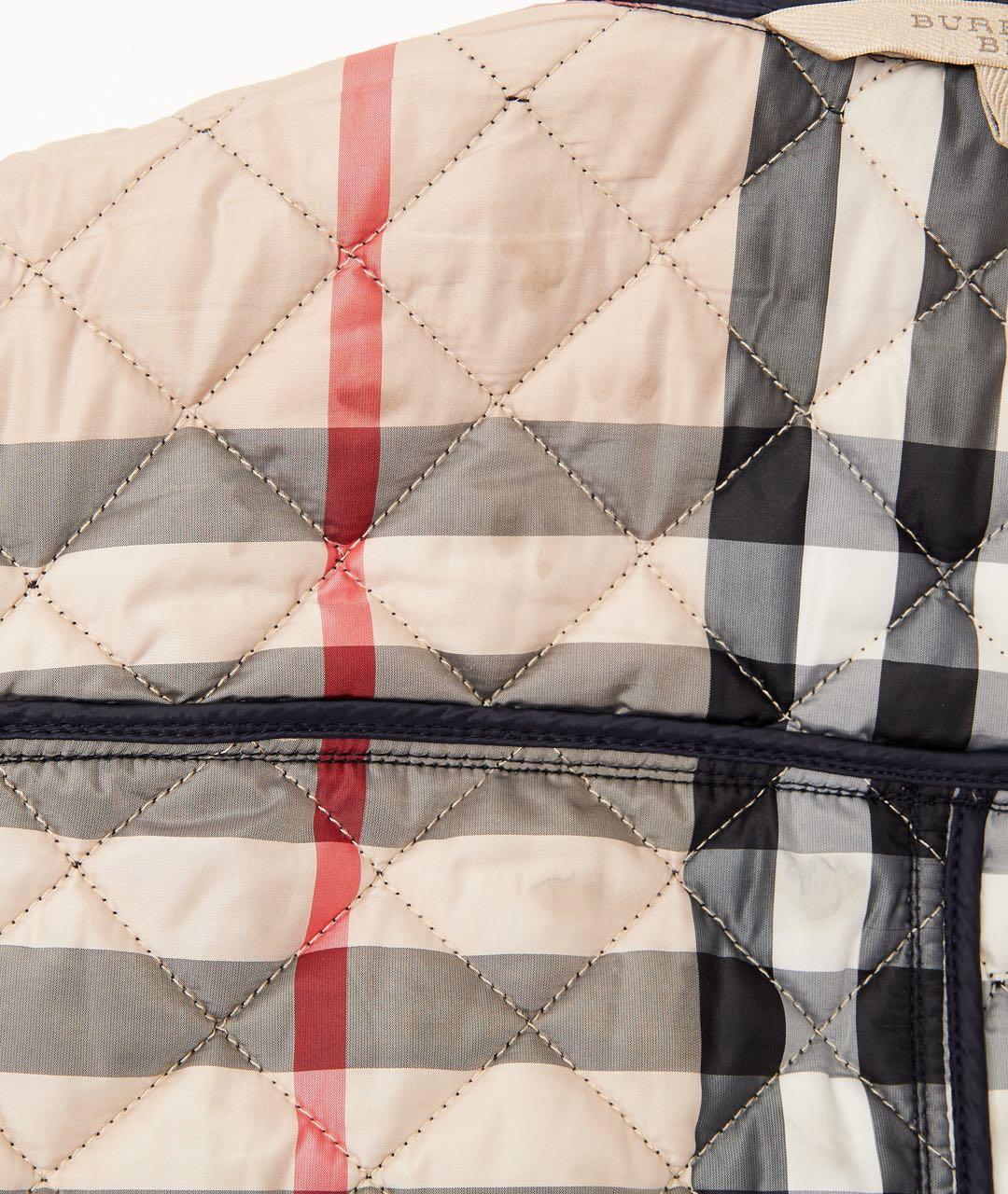 BURBERRY Темно-синяя полиэстеровая куртка, фото 5