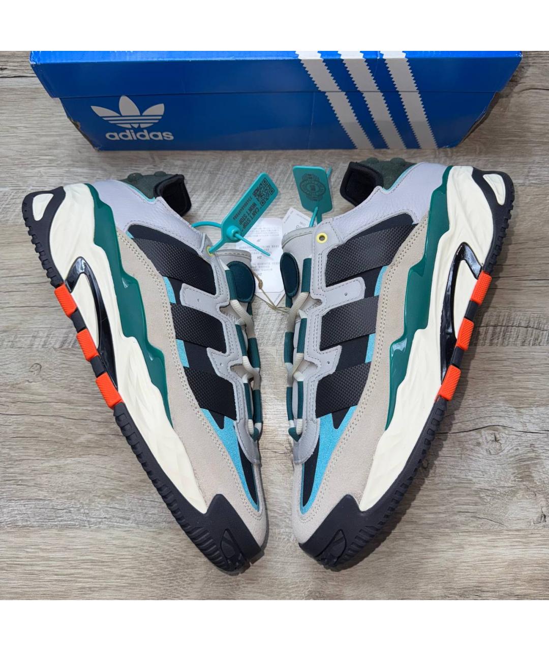 ADIDAS Серые замшевые низкие кроссовки / кеды, фото 9
