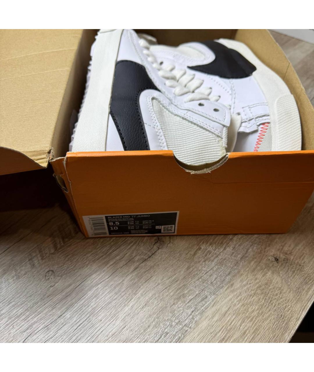 NIKE Белые низкие кроссовки / кеды, фото 3