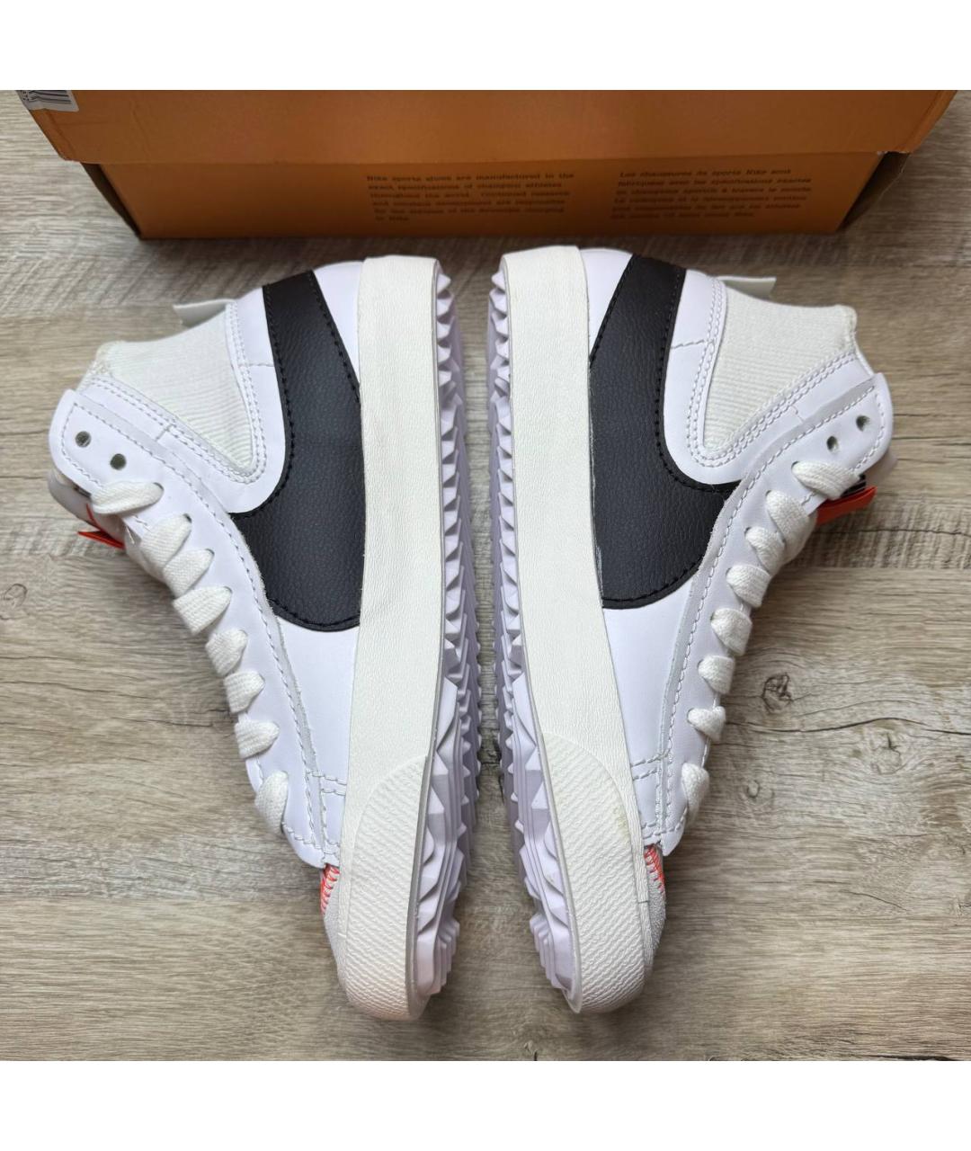 NIKE Белые низкие кроссовки / кеды, фото 6