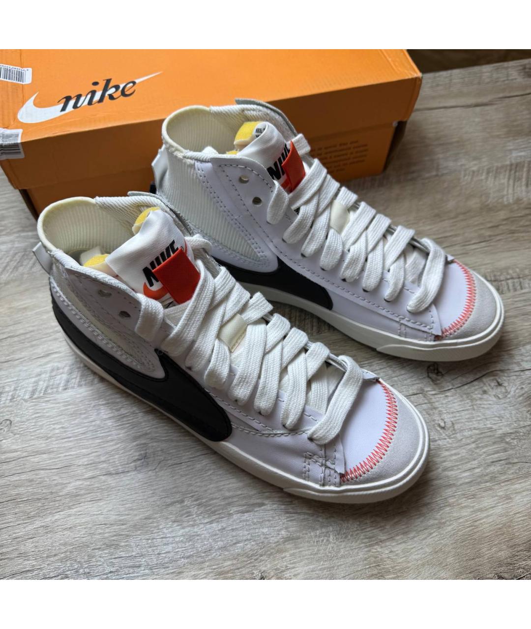 NIKE Белые низкие кроссовки / кеды, фото 7