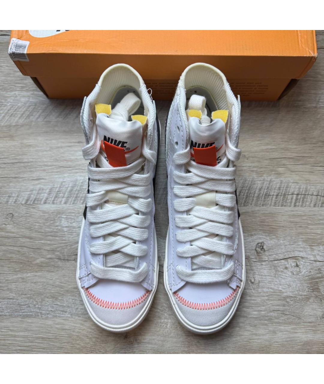 NIKE Белые низкие кроссовки / кеды, фото 5