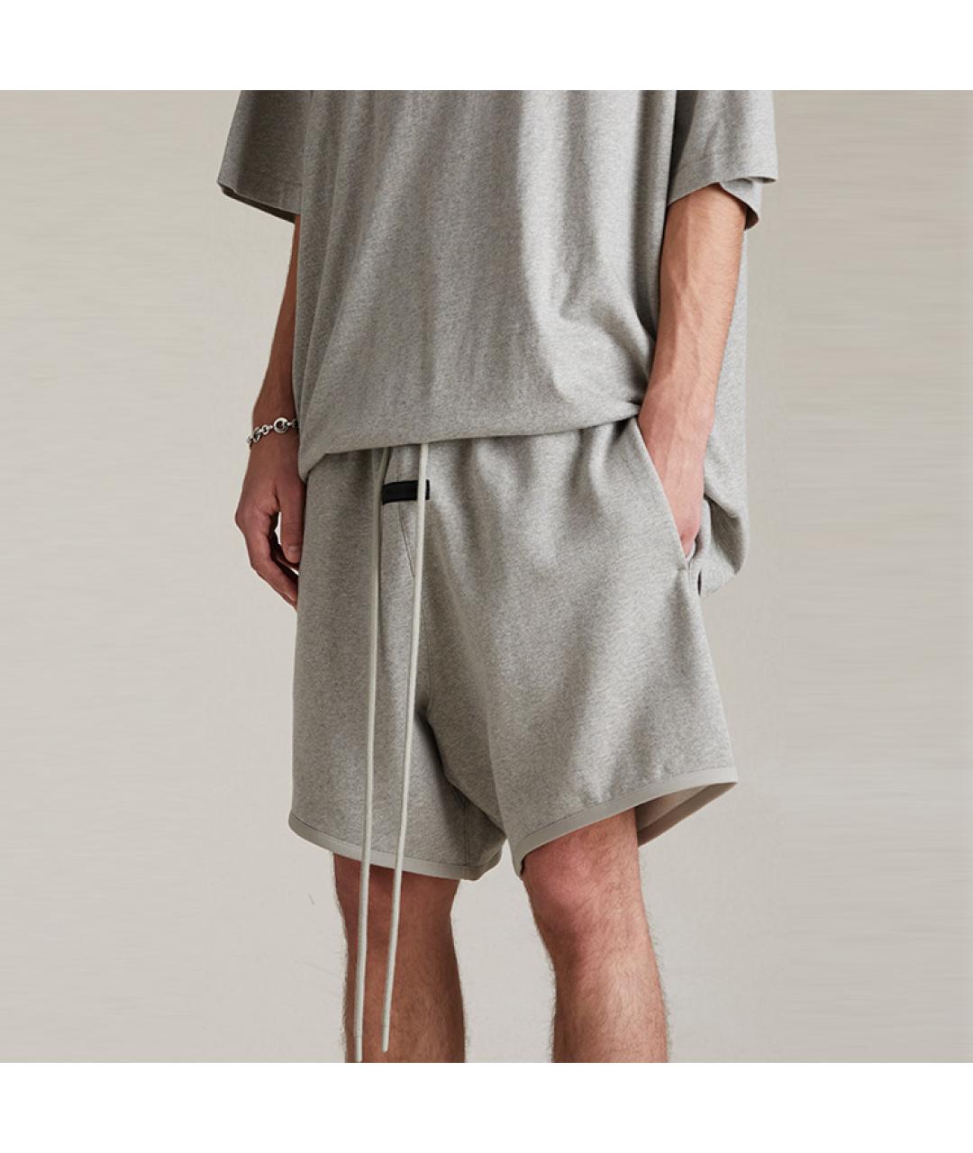 FEAR OF GOD ESSENTIALS Серые шорты, фото 4