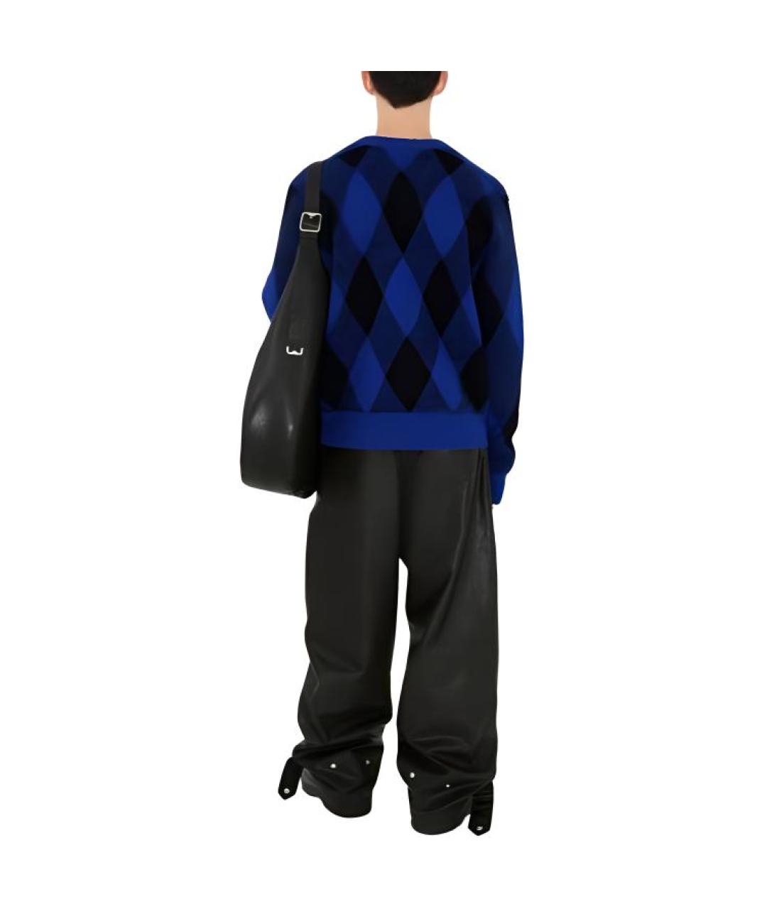 BURBERRY Темно-синий кардиган, фото 4