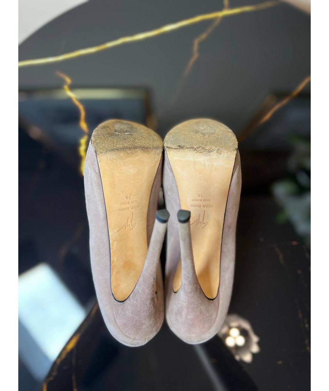GIUSEPPE ZANOTTI DESIGN Серые туфли, фото 3