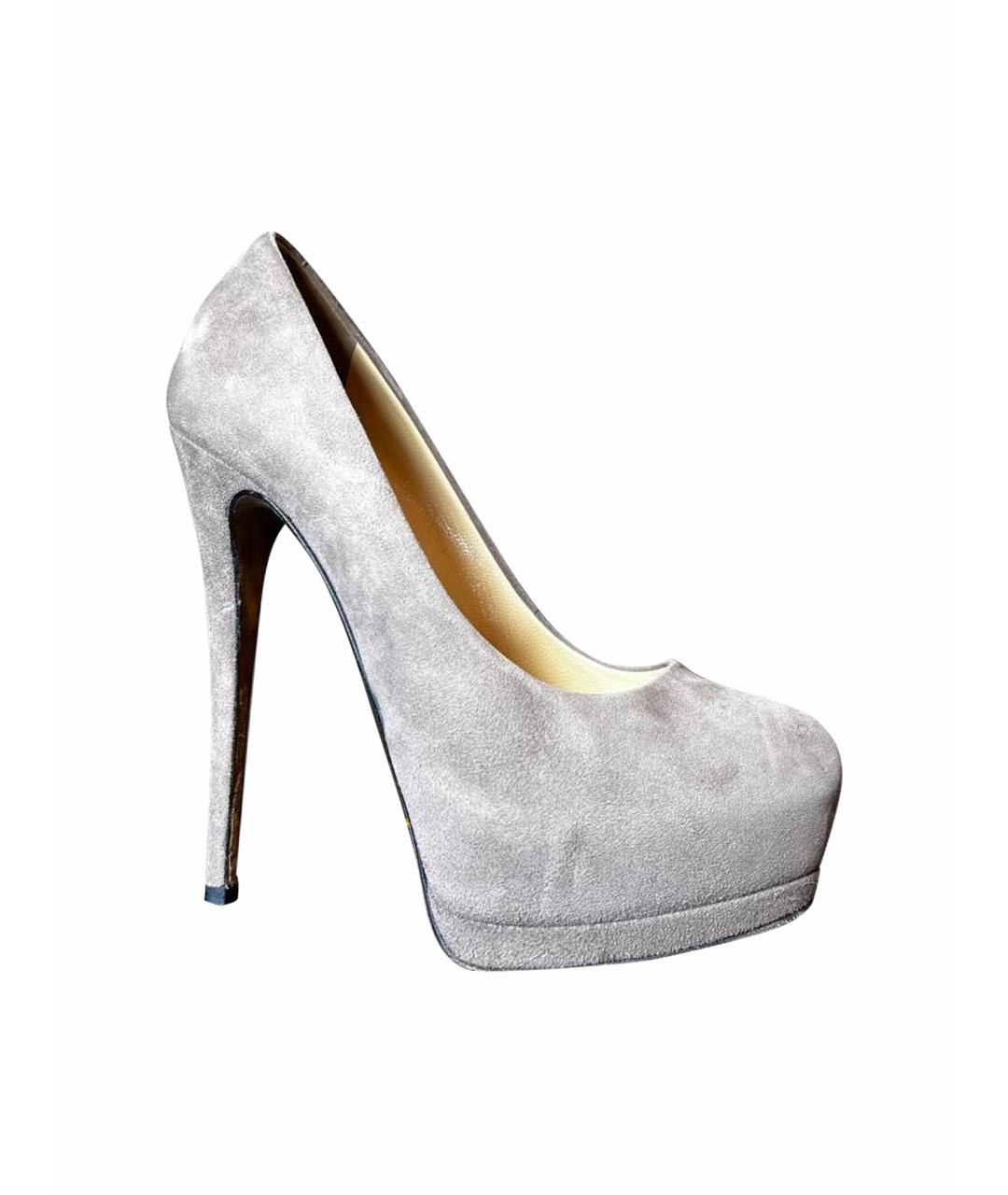 GIUSEPPE ZANOTTI DESIGN Серые туфли, фото 1