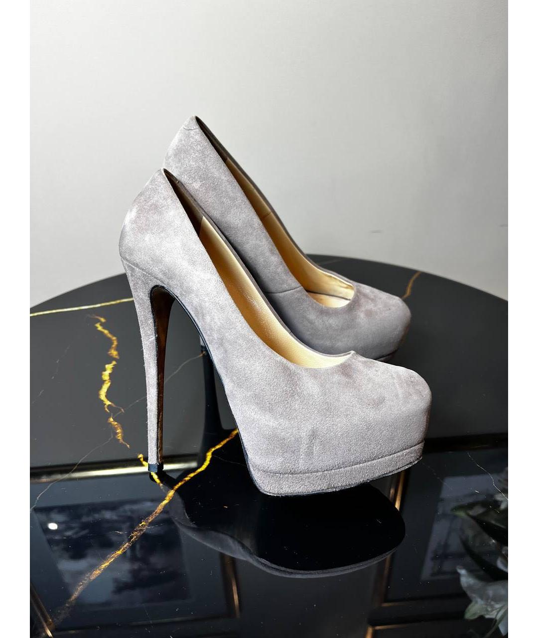 GIUSEPPE ZANOTTI DESIGN Серые туфли, фото 5