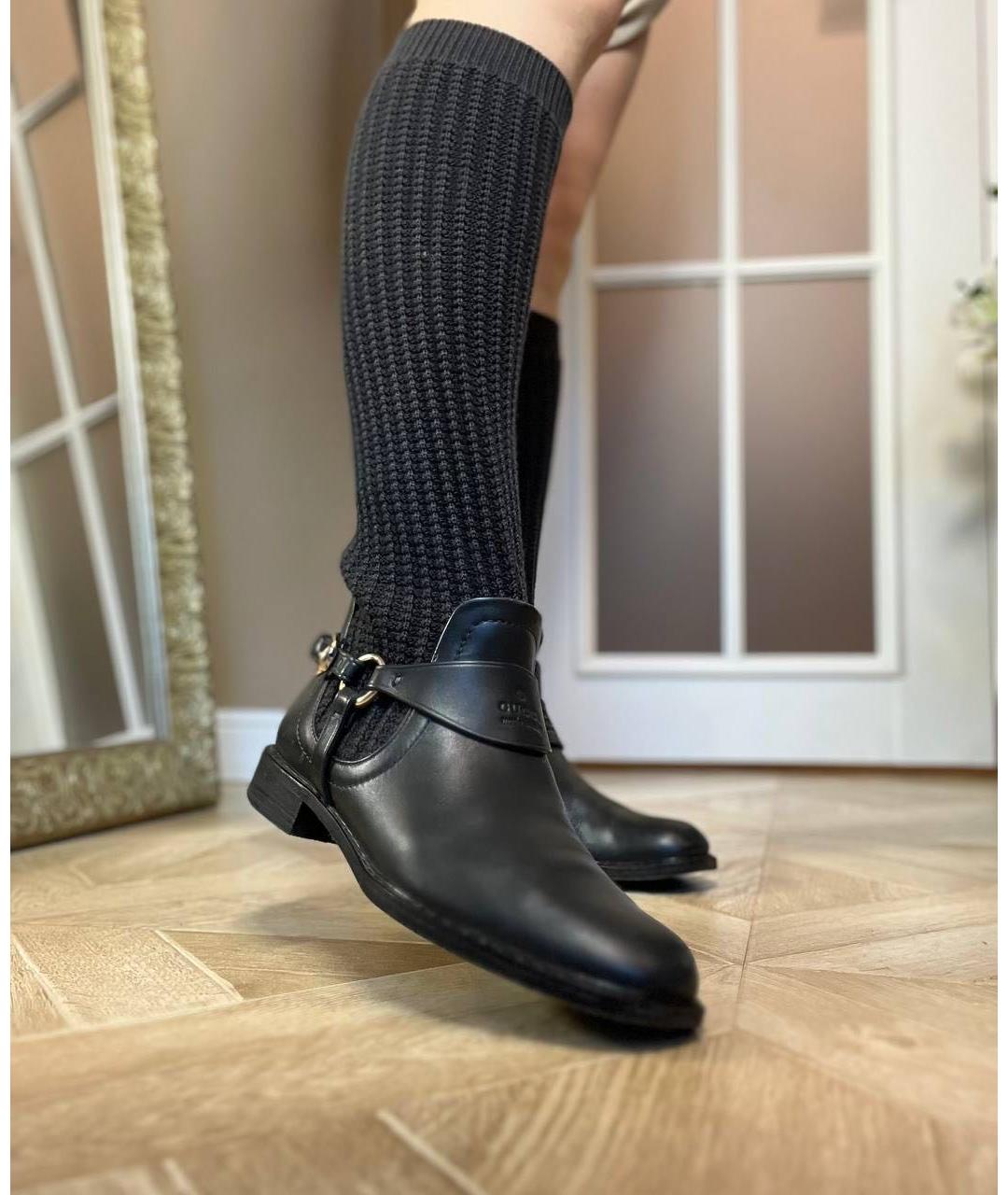 GUCCI Черные ботинки, фото 6